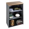 Largo Bookcase with 18mm solid backs and sides in granite effect. W800mm x D470mm x H1090mm