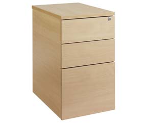 Unbranded Larrain 3 drawer desk high pedestals