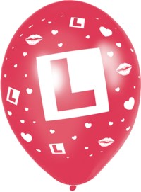 Latex Balloons - Hen Night (Pk 6) Neck Down