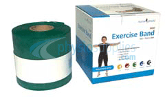 Unbranded LATEX FREE EXERCISE BAND HEAVY- GREEN x 25yds