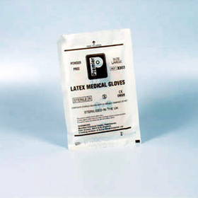 Unbranded Latex Sterile Powder Free Gloves Large One Pair