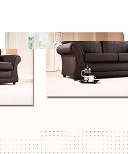 Latonia Chocolate Large Sofa