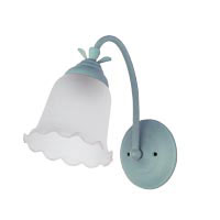 Laura Single Light Green Wall Light.