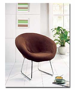 Laurie Chocolate Occasional Armchair
