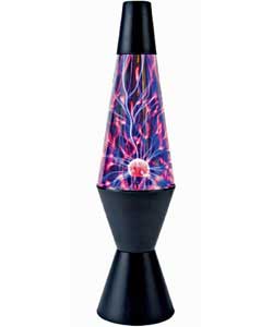 Painted black finish base and cap.Push on/off switch.Height 36.8cm.Diameter 9.5cm.