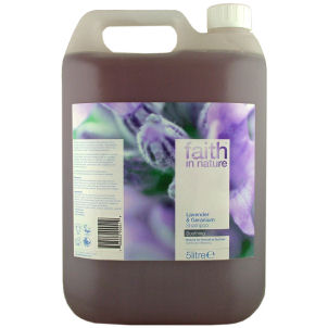 Unbranded Lavender and Geranium Shampoo by Faith in Nature (5lt)