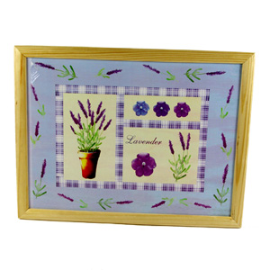 Unbranded Lavender Bean Bag Lap Tray