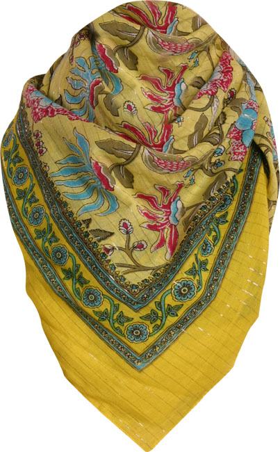 Unbranded Lavinia Flower Print Scarf