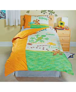 Unbranded Lazy Lizard Single Duvet Set