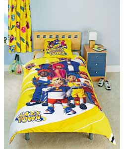 Lazy Town Single Duvet Cover Set - Gold