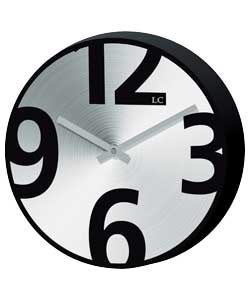 Unbranded LC Aluminium Large Number Wall Clock