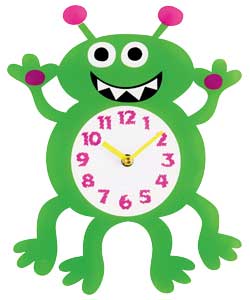 Unbranded LC Green Monster Wall Clock