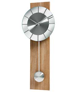 Unbranded LC Wooden Glass Round Dial Pendulum