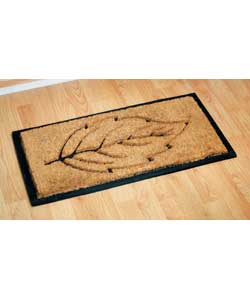A heavyweight mat made from coir and rubber for st