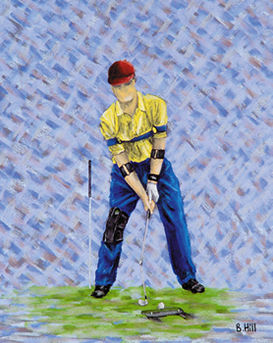 Unbranded Learning with Gadgets Limited Edition Golf Print