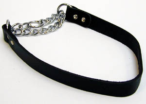 Leather Half Check - Small