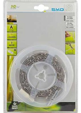 Unbranded LED 5M White Flexi IP20 Light