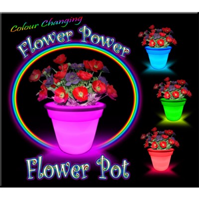 Unbranded LED Colour Changing Flower Pot