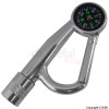 Unbranded LED Flashlight and Compass Hook Key Ring