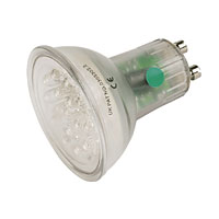 240V 1.8W. Lasts up to 50,000 hours so suited to inaccessible locations and accent lighting. The