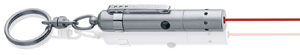 Unbranded LED Lenserand#8482; Torch - 7300 - V9 Laser Pointer - Silver - Red Beam