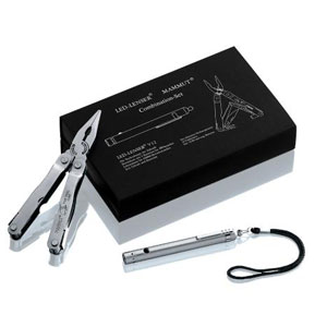 Unbranded LED Lenserand#8482; Torch - 7566 - V12 Lenser with Free Multi Tool - White Beam