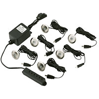 LED Light Satin Chrome / Blue