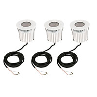 LED Round Garden Marker Lights White