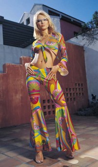 Unbranded Leg Avenue: Hippie with Bell bottoms S/M, UK 8-10