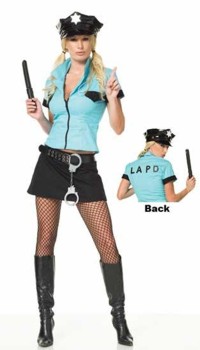 Unbranded Leg Avenue: Officer Frisk Me, Small, UK size 8-10