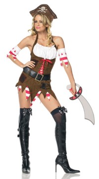 Unbranded Leg Avenue: Pirate First Mate, Med, UK size 10-12