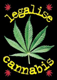 Legalise Cannabis Keyring