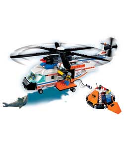 Unbranded LEGO; CITY Coast Guard Helicopter and Life Raft