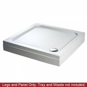 Unbranded Legs and Panels for 700mm Square Shower Tray