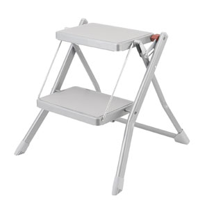 Leifheit Mini K Step Ladder- Silver