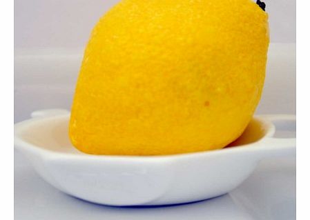 Lemon Shaped SoapDelicious looking, but definitely not for the fruit bowl, this handmade Lemon Shaped Soap is perfect for the bathroom though.With a clean, fresh fragrance, the fruit shaped soap will look beautiful in any setting and is also great fr