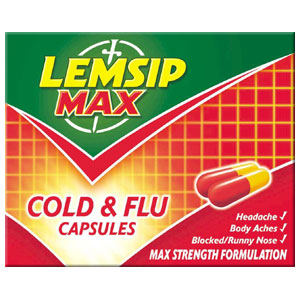 Lemsip Max Cold & Flu Capsules - Size: 16