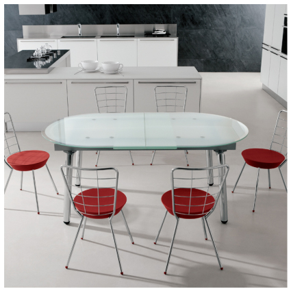 Unbranded Lenda Curved Dining Table