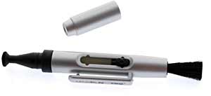 Unbranded LensPenand#8482; Optical Cleaning Pen - New Silver Mini-Pro II