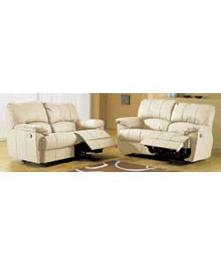 A stylish suite with pocket sprung foam filled seat cushions, and soft fibre filled arm pads and bac