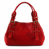 Unbranded Leones Coral Red Leather Bag