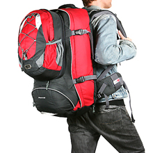 Unbranded Leopard 60 Travel Pack (red)