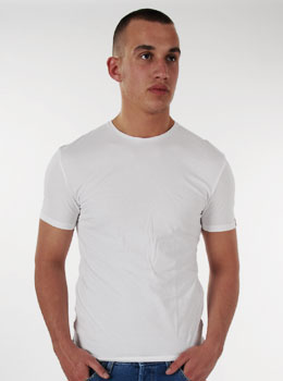 Unbranded Levi`andreg; Plain Crew 2 Pack T-Shirt - White