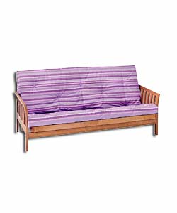 Lewis Futon/Lilac Deck Stripe Mattress