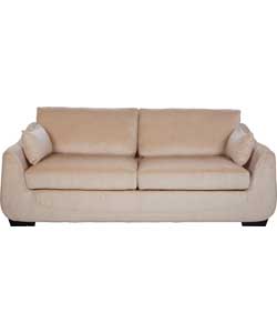 Unbranded Lexi Metal Action Sofa Bed - Natural