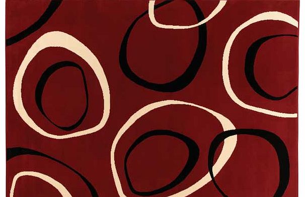 Give your room a splash of colour with this Lexi Rug in red. This rug is perfect for giving a modern home a stylish finishing touch. 100% polypropylene. Surface shampoo only. Size L160. W120cm. Weight 2.7kg. (Barcode EAN=5053095075977)