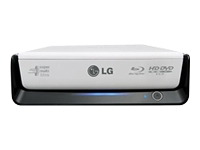 LG BE06LU10 Super Multi Blue - Disk drive - BD-RE / HD DVD-ROM combo - 6x2x6x/3x - USB - external - 