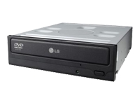 LG GDR H30N - Disk drive - DVD-ROM - 16x - IDE - internal - 5.25 - black