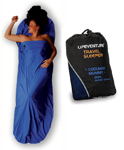 Lifeventure Travel Sleeper Coolmax Sleeping Bag Liner