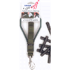 This clever device combines a log-lasting lead with a built in poop scoop containing a scented bag w